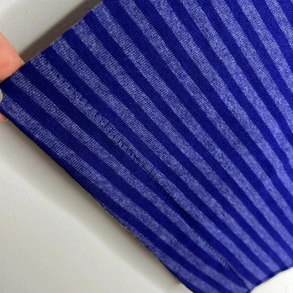 Vintage 90s Single Stitch Fruit of The Loom Casualwear Striped Basic T Shirt - Picture 4 of 9